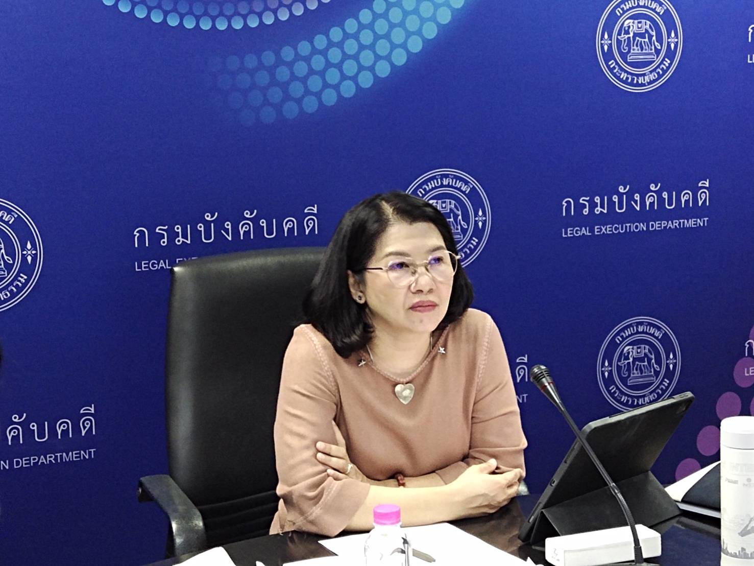 กรมบังคับคดีจัดประชุมคณะทำงานส่งเสริมค่านิยม และวัฒนธรรมองค์กรกระทรวงยุติธรรมของกรมบังคับคดี ครั้งที่ 1/2567